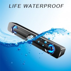 USB - Bluetooth speaker - stereo - subwoofer - waterproof