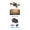 DronesX46G-4K - 5g - wifi - fpv - gps - cámara doble ángulo de 4k - sin cepillo - plegable
