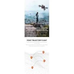 DronesX46G-4K - 5g - wifi - fpv - gps - cámara doble ángulo de 4k - sin cepillo - plegable