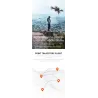 DronesX46G-4K - 5g - wifi - fpv - gps - cámara doble ángulo de 4k - sin cepillo - plegable