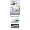 X46G-4K - 5g - wifi - fpv - gps - 4k leveä kulmakamera - harjaton - taitettava