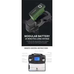 X46G-4K - 5g - wifi - fpv - gps - 4k leveä kulmakamera - harjaton - taitettava