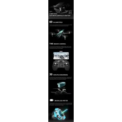 VISUO K1 - 5g - wifi - fpv - gps - 4k hd dual camera - brushless - foldable