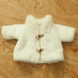 Plush teddy karhu valkoinen takki - lelu