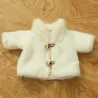 Animales de pelucheoso de peluche con abrigo blanco - juguete