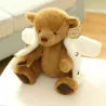 Animales de pelucheoso de peluche con abrigo blanco - juguete