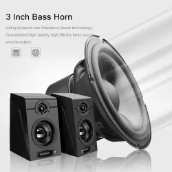 Holzkornlautsprecher - Bass-Stereo - Computerlautsprecher