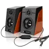 Holzkornlautsprecher - Bass-Stereo - Computerlautsprecher