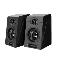 AltavocesAltavoces de grano de madera - bajo estéreo - altavoces de computadora