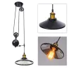 E27 - black vintage lamp - retractable adjustable length