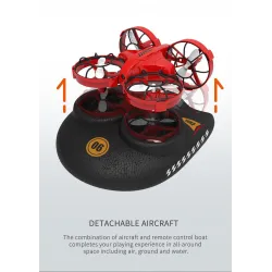 JJRC H94 X-FLIT modernisé - 3-en-1 - air - bateau - terrain - mode de conduite - un retour clé