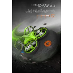 JJRC H94 X-FLIT modernisé - 3-en-1 - air - bateau - terrain - mode de conduite - un retour clé