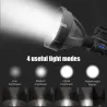 Powerful LED Flashlight - Portable - XHP70.2 - USB RechargeableLatarka