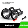 Powerful LED Flashlight - Portable - XHP70.2 - USB RechargeableLatarka