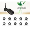 5 MP - 1920P HD - caméra de sécurité sans fil - 2 voies audio - WiFi - support Onvif - étanche