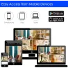 5 MP - 1920P HD - caméra de sécurité sans fil - 2 voies audio - WiFi - support Onvif - étanche