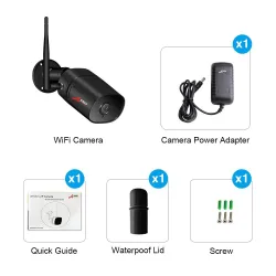 5 MP - 1920P HD - bezprzewodowa kamera bezpieczeństwa - dwukierunkowy dźwięk - WiFi - obsługa Onvif - wodoodpornaBezpieczeństwo