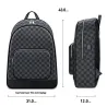 Polo backpack - plaid design - USB latausportti - vedenpitävä