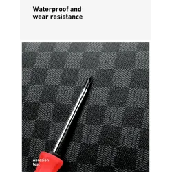 Polo backpack - plaid design - USB latausportti - vedenpitävä