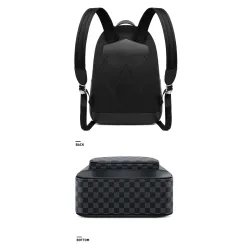 Polo backpack - plaid design - USB latausportti - vedenpitävä