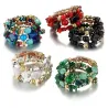 Perles multicolores - bracelets de charme - pierre résine