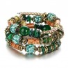 Mehrfarbige Perlen - Charme Armbänder - Harz Stein