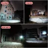 Super lumineux - led - double tête - lampe de poche