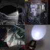 LinternasLuz de trabajo multifuncional de COB - USB - recargable - 180 grados ajustable - diseño de imanes acampar luz