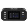 Qi wireless charger - quick charge 3.0 - 60W - 8-ports USB - charging station