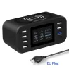 Qi wireless charger - quick charge 3.0 - 60W - 8-ports USB - charging station