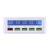 USB - 40W - 3.0 quick charger - Led display - 5-ports charging station