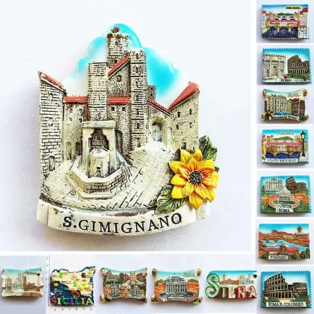 Italien - Rom - Sicilien - turism kylmagneter