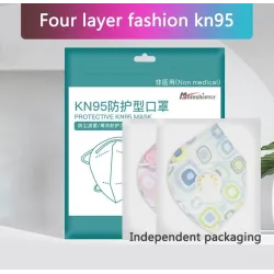 KN95 - masques de protection antibactériens / bouche - 4 couches - vanne d ' air - réutilisable - 10 - 20 - 50 - 100 pièces