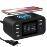 Qi wireless charger - quick charge 3.0 - 60W - 8-ports USB - charging station