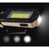 Lampe de travail multifonctionnel COB - USB - rechargeable - 180 degrés réglable - magnétoscope