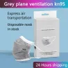 Disposable - masques civils - anti-virus - kn95 - 5 masques de couche