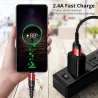 Micro usb - câble magnétique - type c - câble de charge