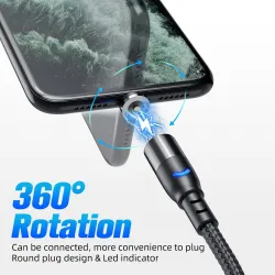Micro usb - magneettinen kaapeli - tyypin c - latauslanka