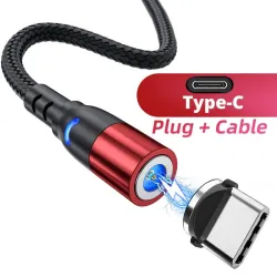 Micro usb - magnetic cable - type c - charging wire