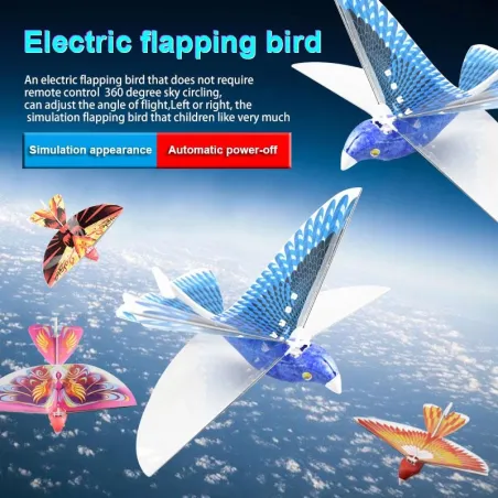 Eletrônico - voando avião pássaro - 2.4ghz - drone - crianças
