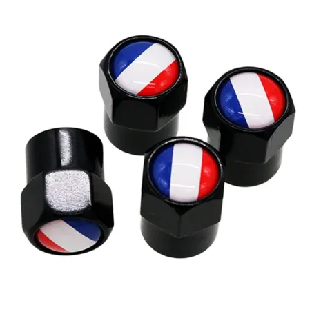 4pcs/set - bouchons de valve - logo france