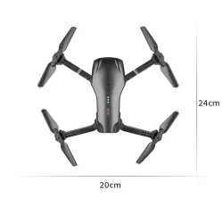 HDRC S602 - WiFi - FPV - 4K HD Dual Camera - Altitude Hold Mode - Pieghevole