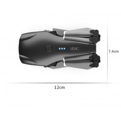 HDRC S602 - WiFi - FPV - 4K HD câmera dupla - Modo de retenção de altitude - Dobrável