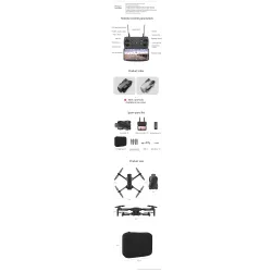 YQS Q24 - gps - wifi - fpv - 720P kaksoiskamera - 18min lentoaika