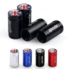 4Pcs - drapeau national uk - bouchons de valve