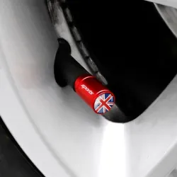 4Pcs - drapeau national uk - bouchons de valve