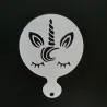 Unicorn coffee design - coffee art - stencils - 4 piecesCoffee ware