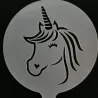 Unicorn coffee design - coffee art - stencils - 4 piecesCoffee ware