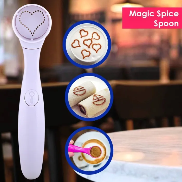 16 patterns - electric magic spoon - coffee - cake
