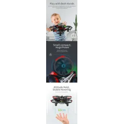 JJRC H56 TaiChi mini - infrared sensing control - black - one battery